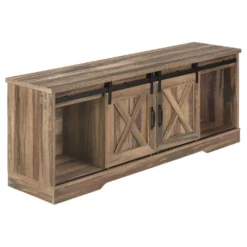 Meuble TV avec portes coulissantes 60" - Monarch