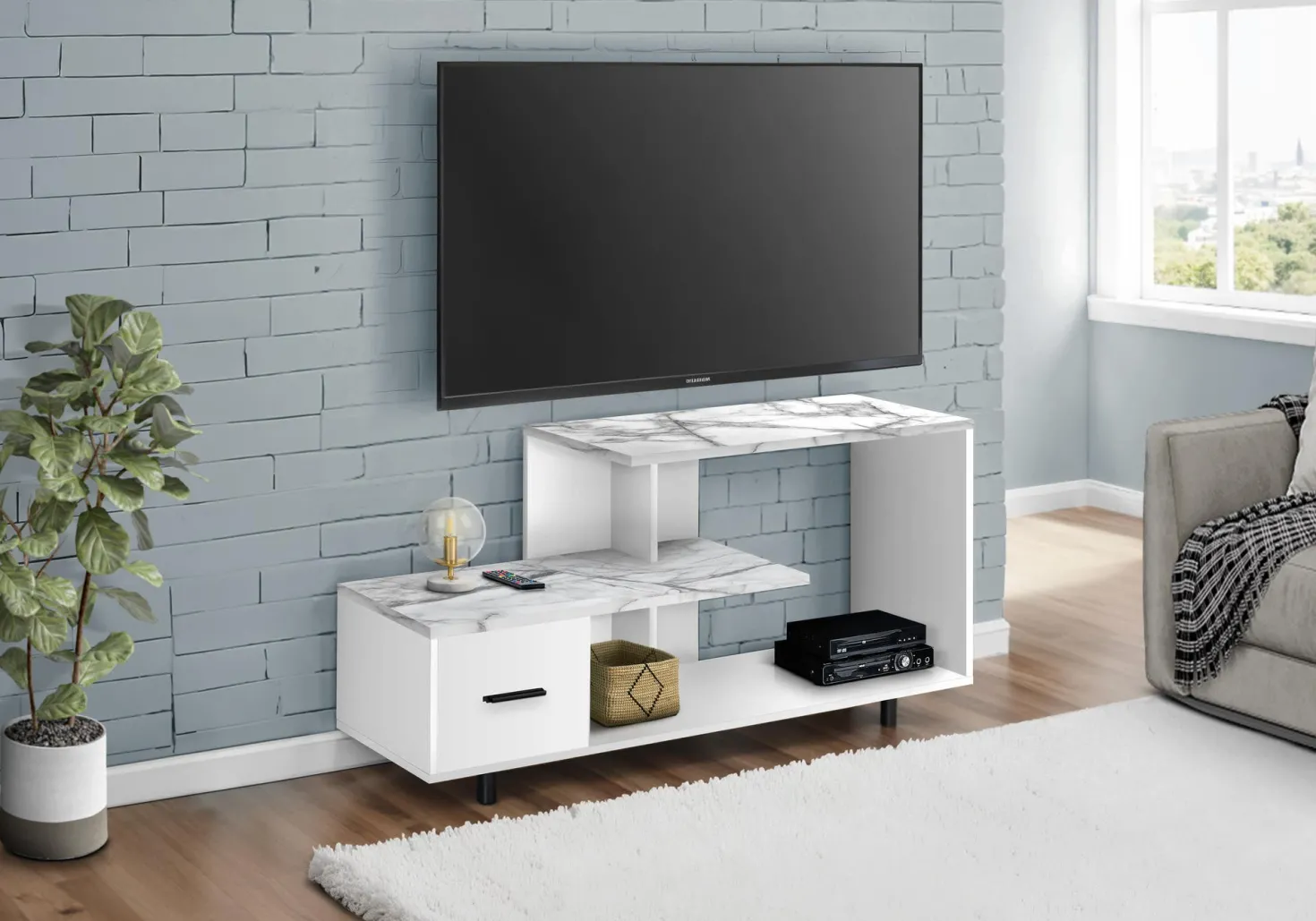 Meuble TV avec tiroir 48" - Monarch
