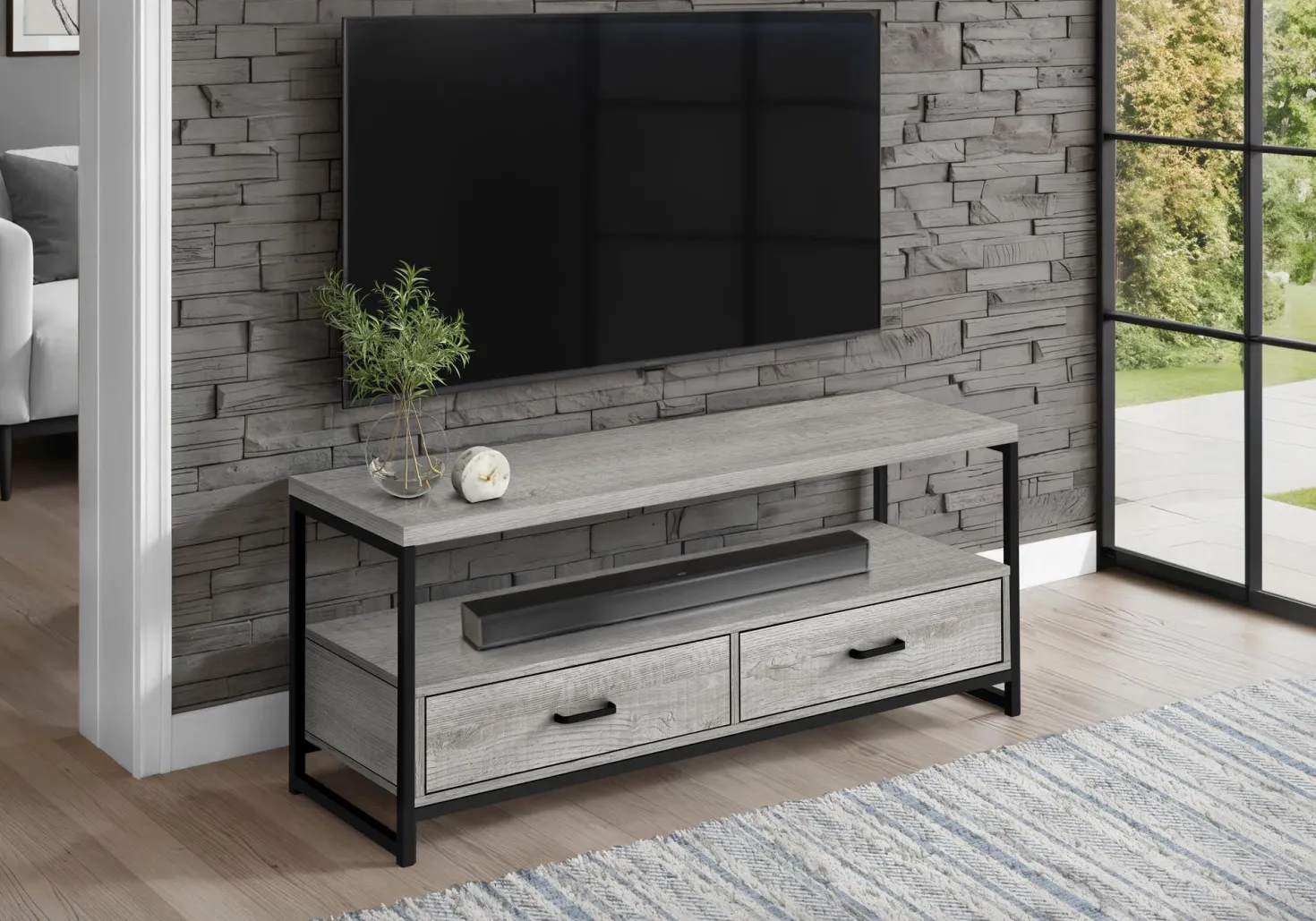 Meuble TV avec tiroirs 48" - Monarch