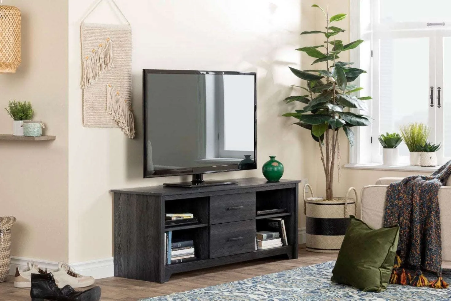 Meuble TV avec tiroirs 60" - South Shore