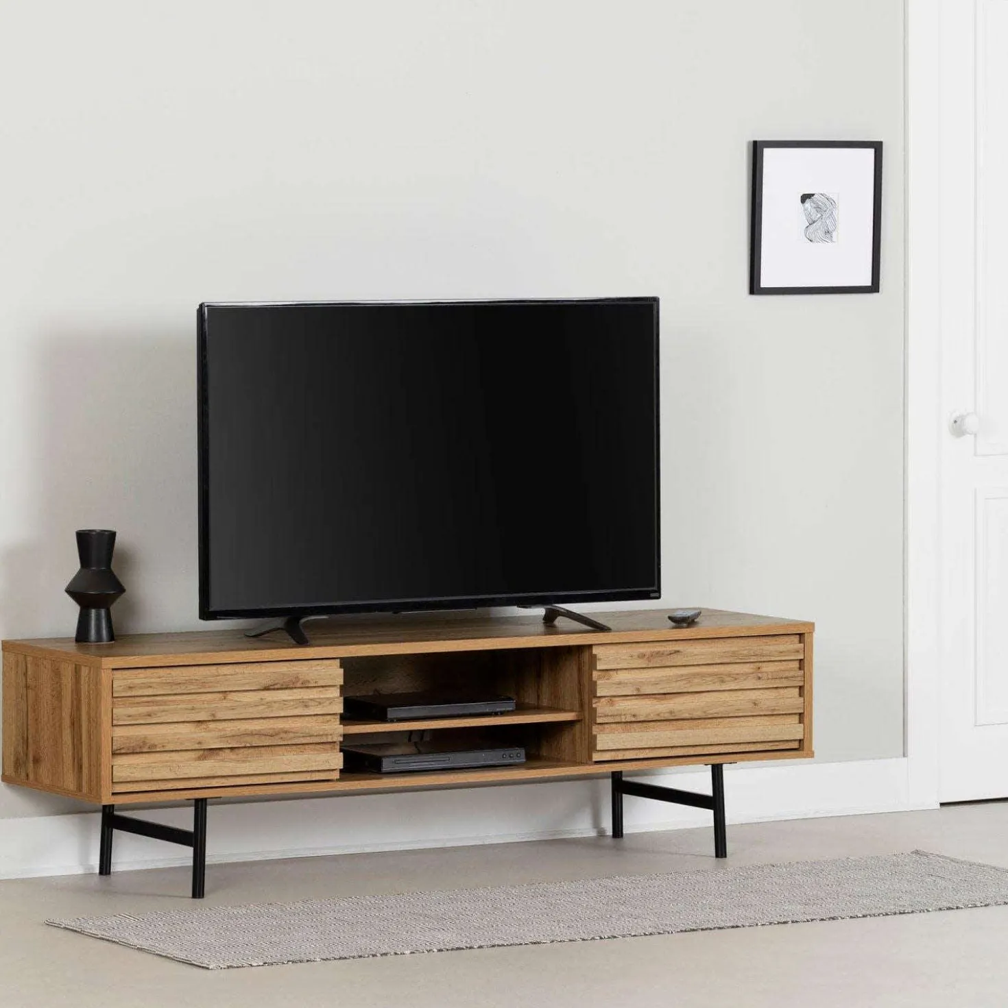 Meuble TV avec tiroirs 70" - South Shore