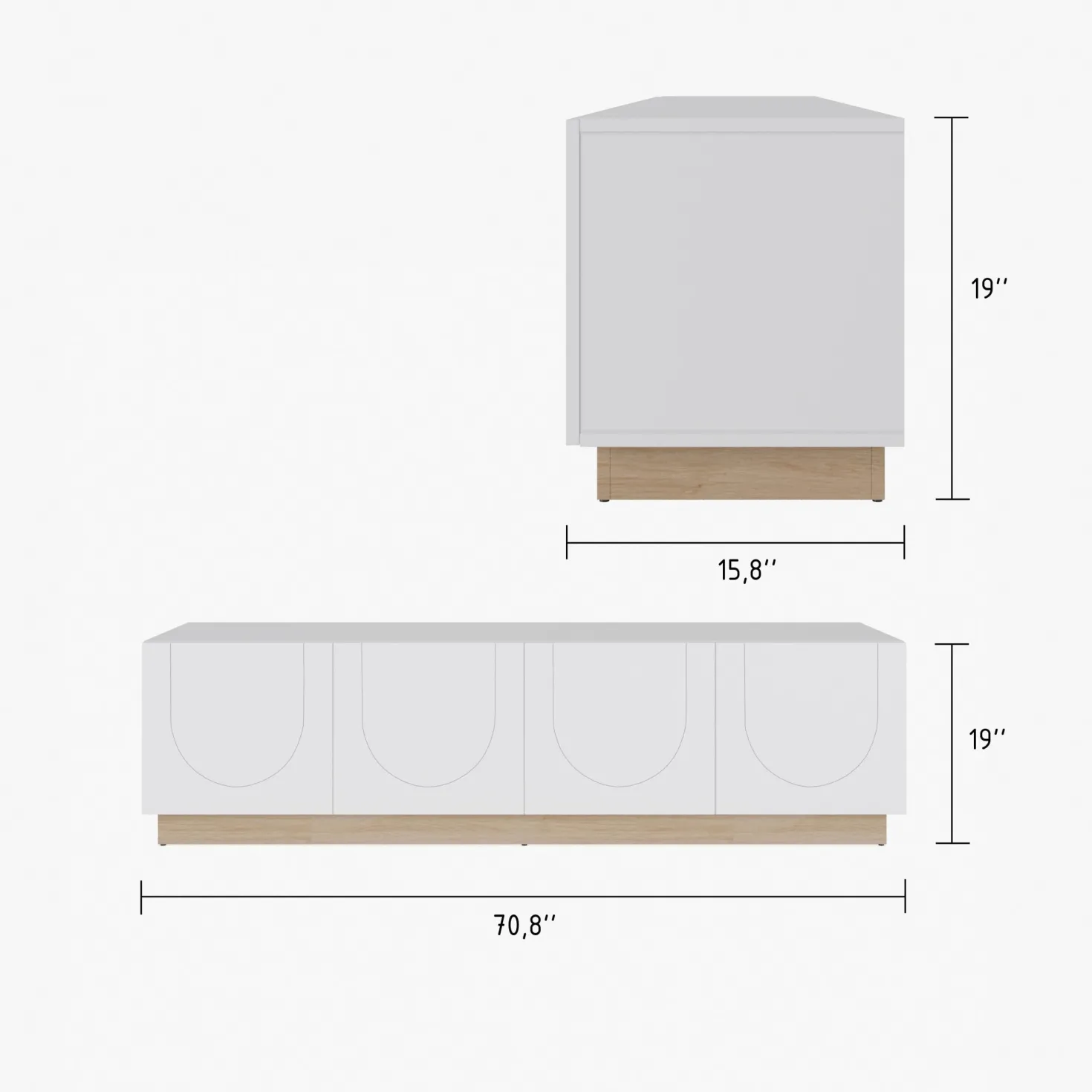 Meuble TV 72" - Nexera