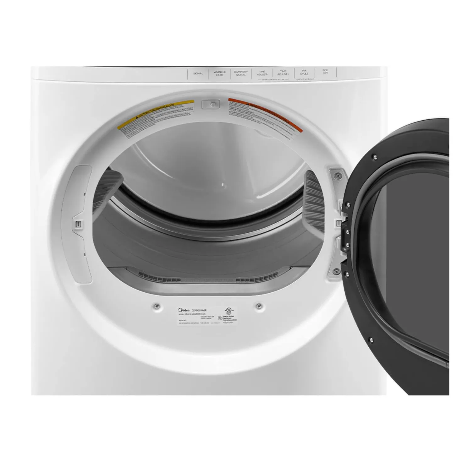 Midea Ensemble laveuse sécheuse, Blanc, Chargement frontal