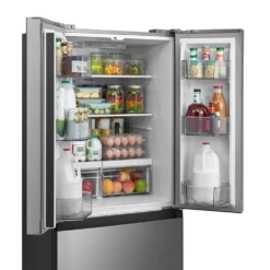 Midea Refrigerateur 18 pi3 30 po Inox Portes françaises - MRF18B4AST