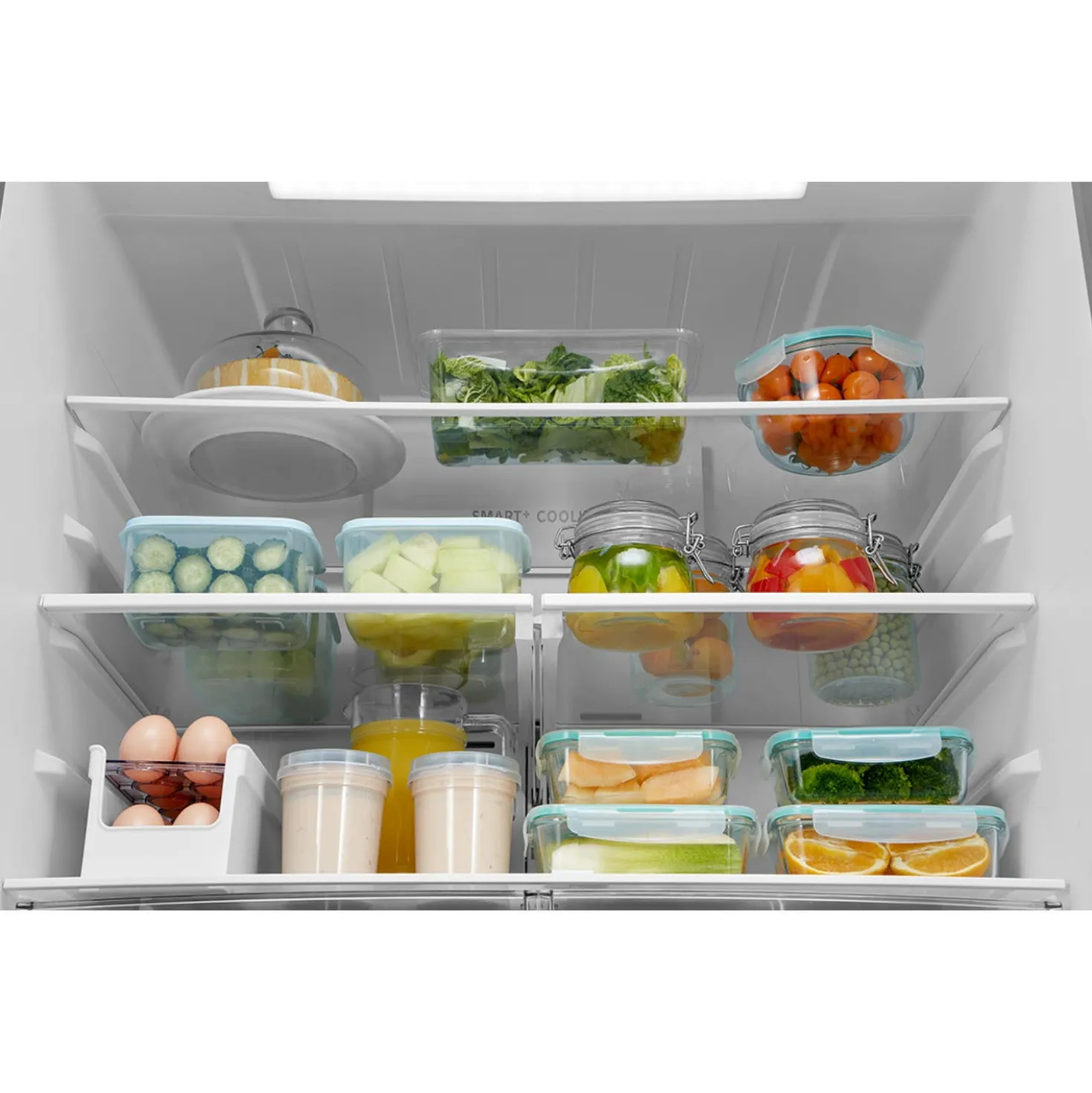 Midea Réfrigérateur 22,5 pi3 33 po Acier inoxydable Portes françaises - MRF23I7AST