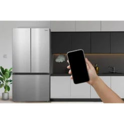 Midea Réfrigérateur 22,5 pi3 33 po Acier inoxydable Portes françaises - MRF23I7AST