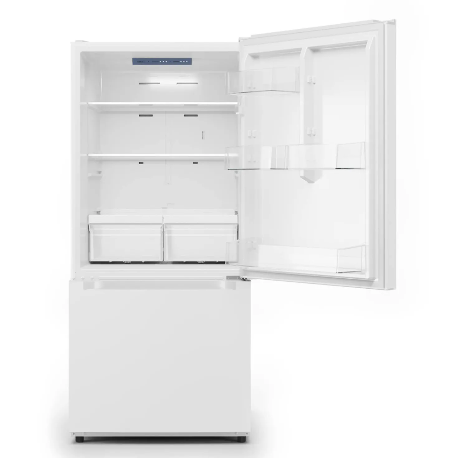 Midea Réfrigérateur 18,7 pi3 30 po Blanc Congélateur en bas - MRB19B7AWW