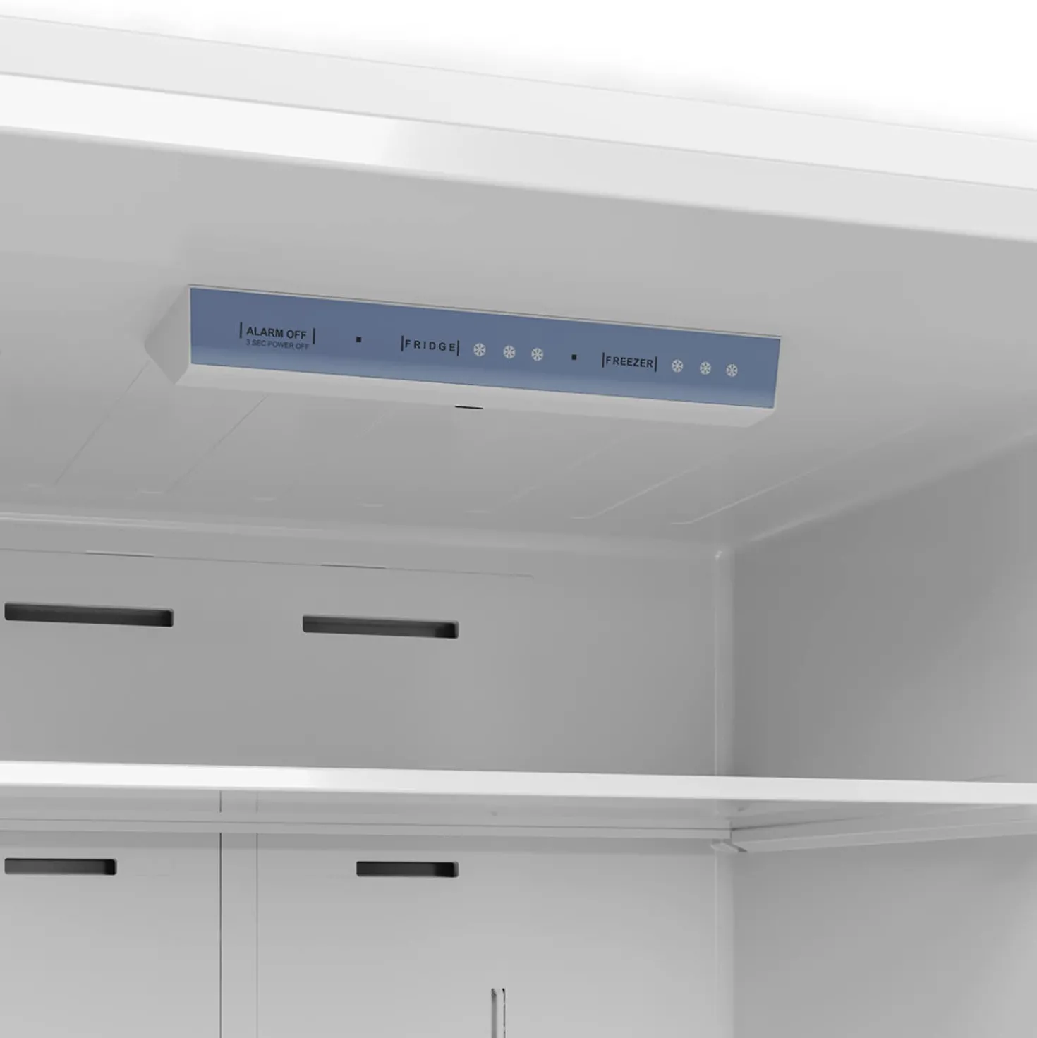 Midea Réfrigérateur 18,7 pi3 30 po Blanc Congélateur en bas - MRB19B7AWW