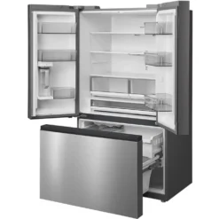 Midea Réfrigérateur 26,5 pi3 36 po Inox Portes françaises - MRF27I6BST