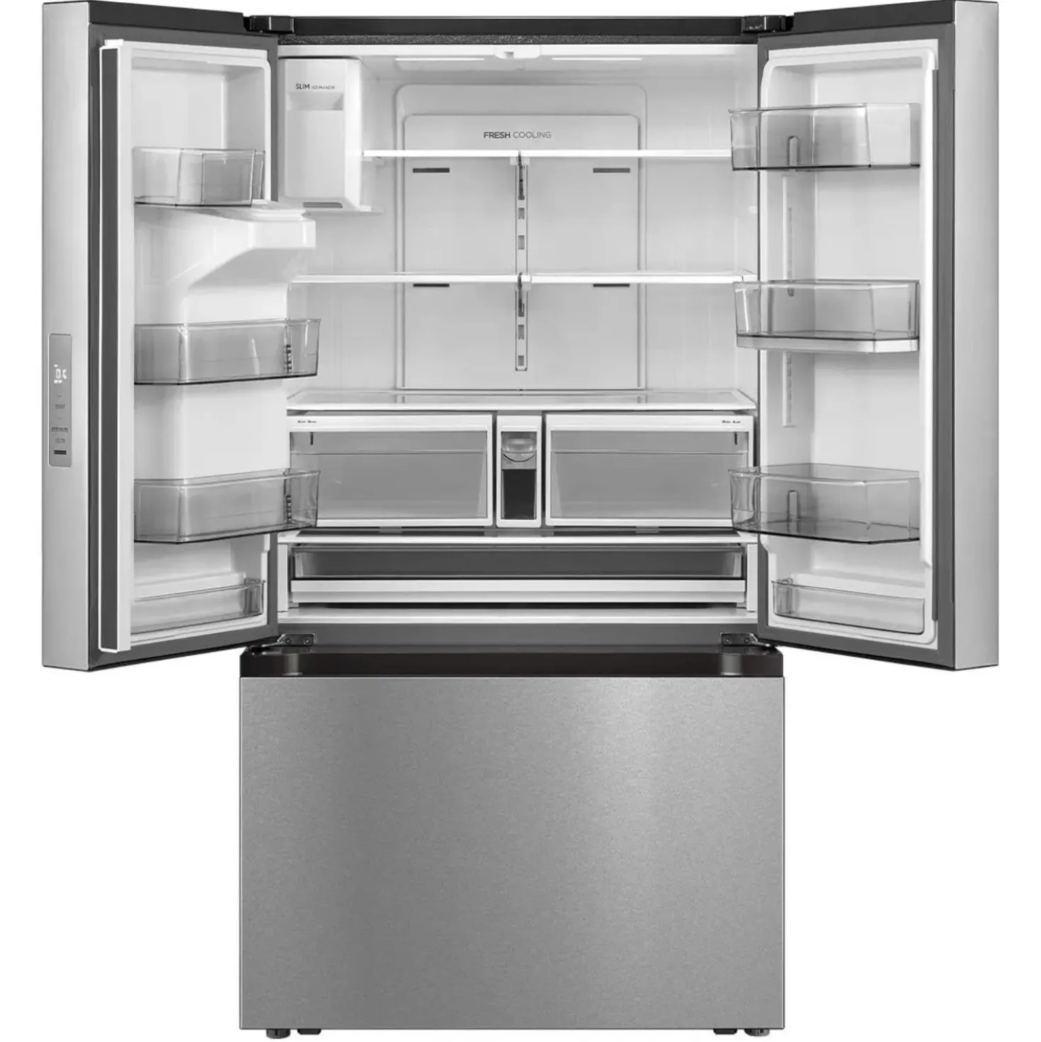 Midea Réfrigérateur 29,3 pi3 36 po Inox Portes françaises - MRF29D2AST