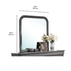Miroir pour commode de chambre à coucher