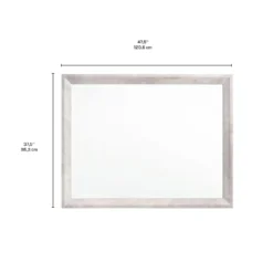 Miroir pour commode de chambre à coucher