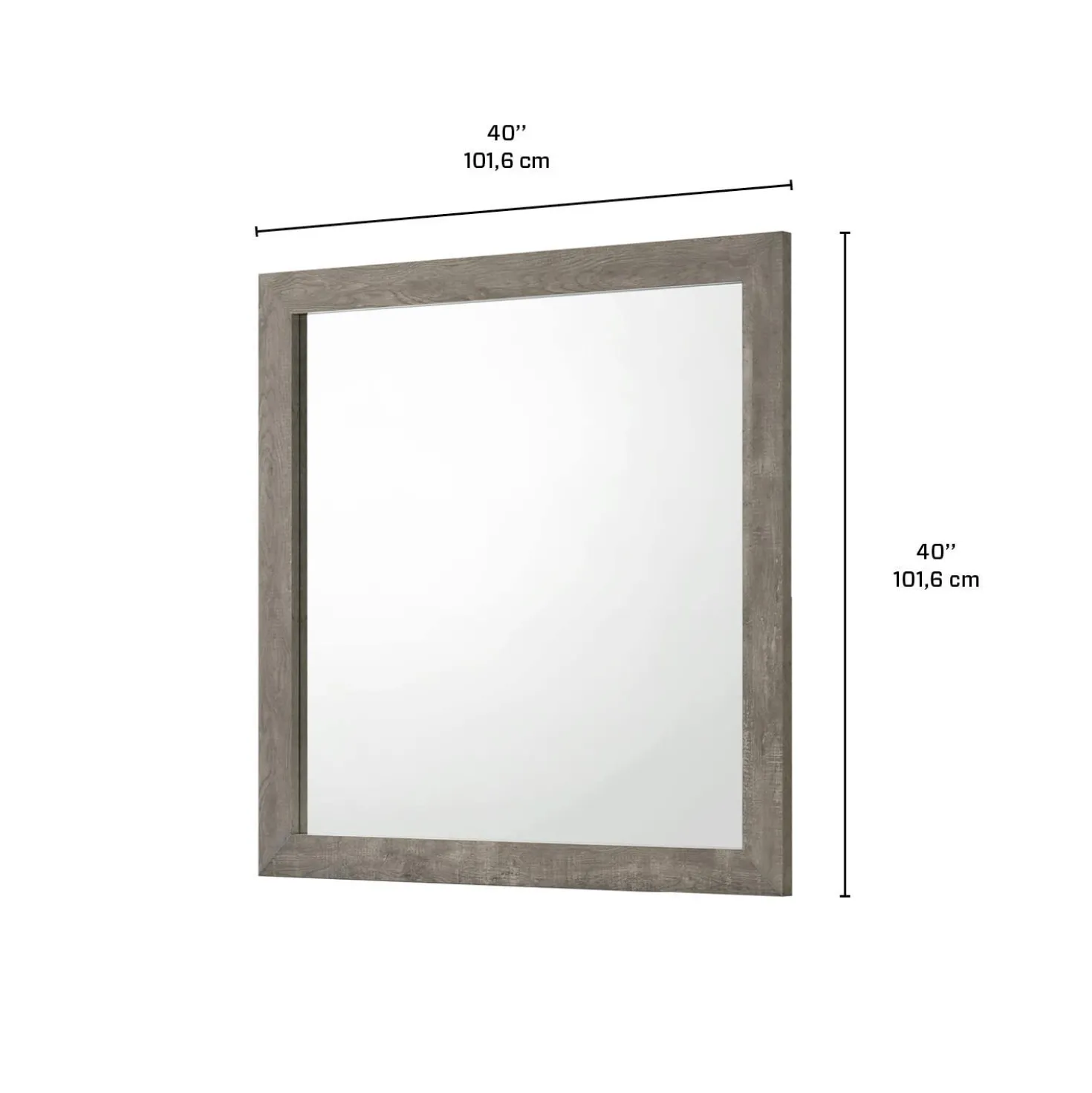 Miroir pour commode de chambre à coucher
