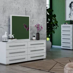 Miroir pour commode de chambre à coucher