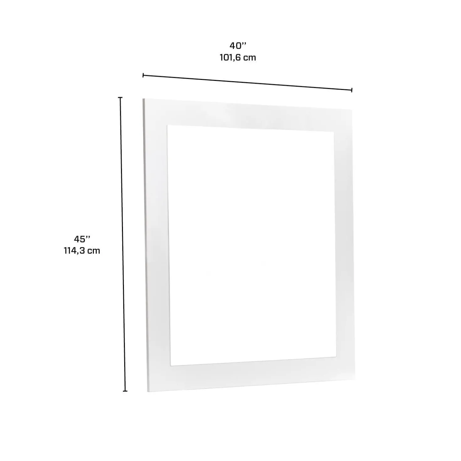 Miroir pour commode de chambre à coucher