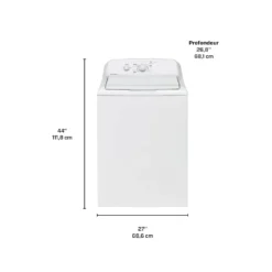 MOFFAT Laveuse Chargement par le haut Blanc 27