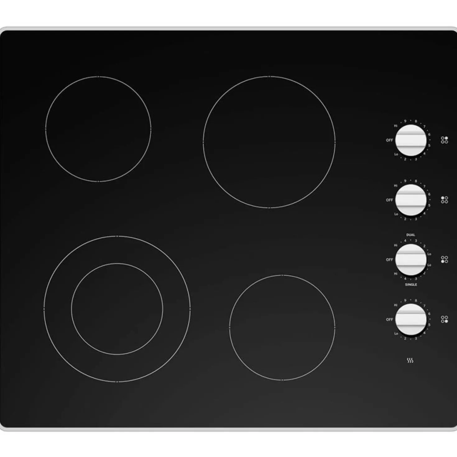 MOFFAT Table de cuisson Vitrocéramique Noir 24" Noir - MCP2024DXBB