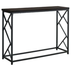 Monarch specialties i 3534 console d'entrée - table d'appoint moderne - brun - Monarch
