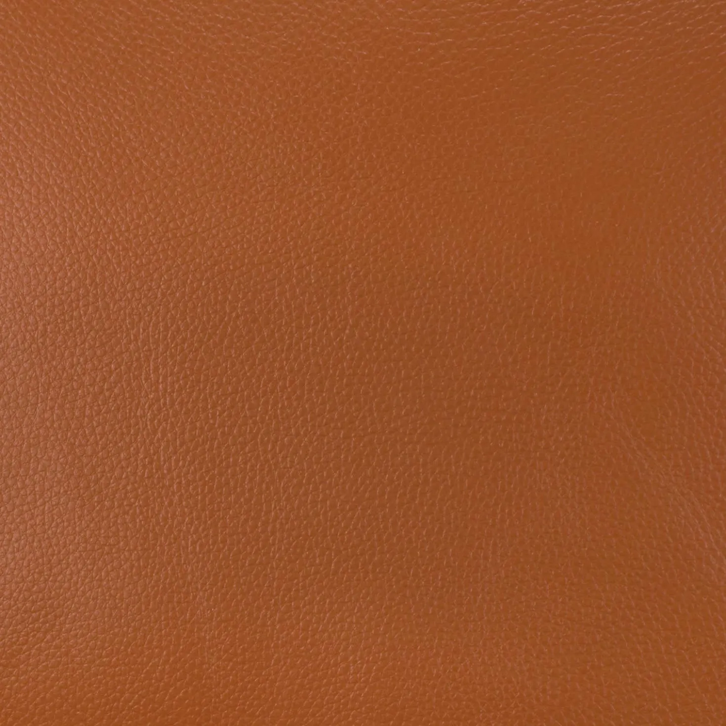 Ottoman en cuir véritable avec rangement - cognac
