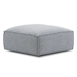 Ottoman en tissu - 33 x 33 x 16
