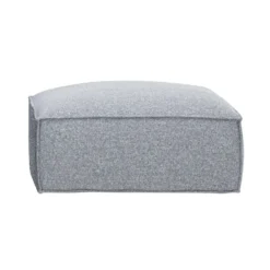 Ottoman en tissu - 33 x 33 x 16