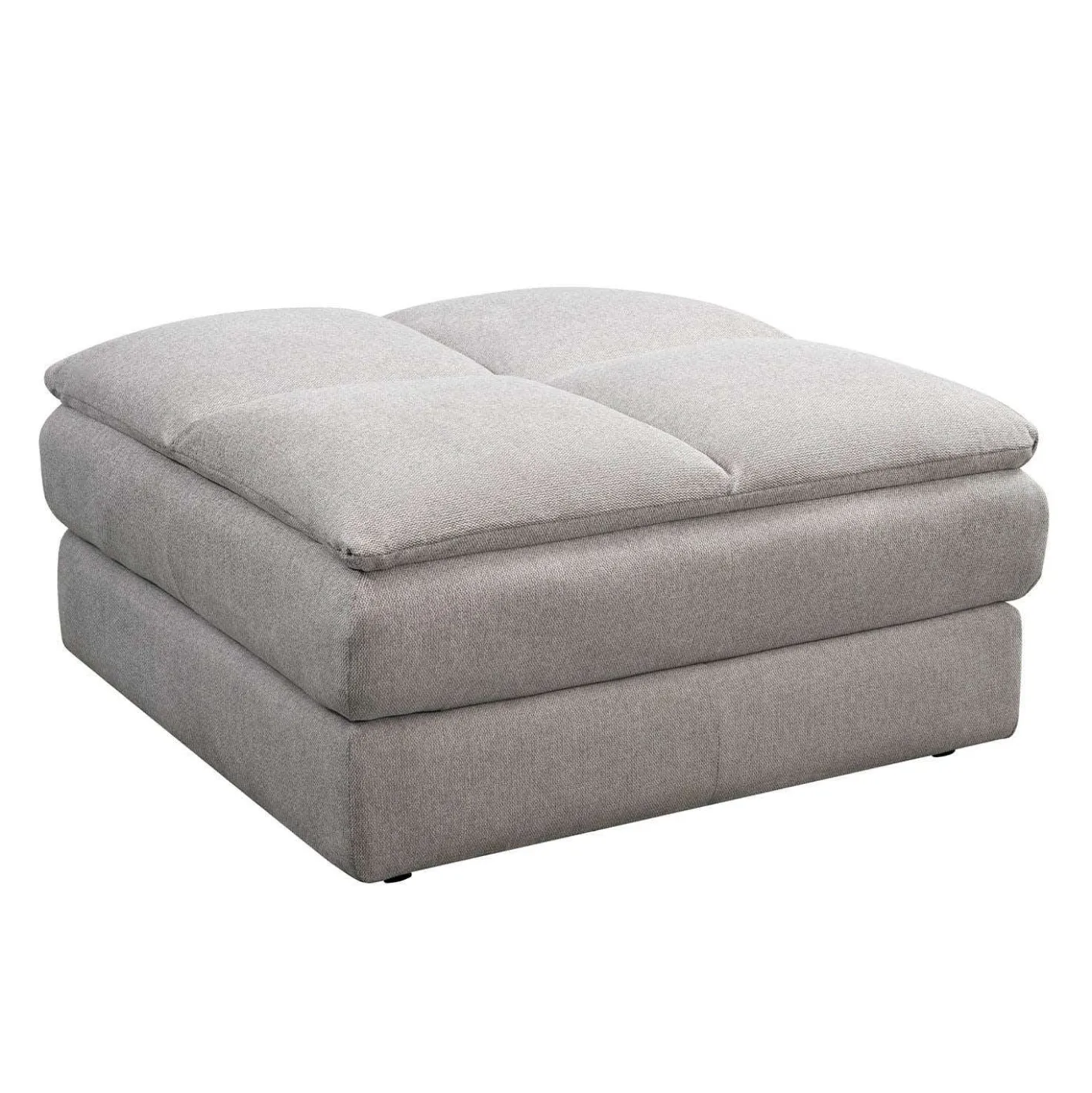 Ottoman en tissu - 40 x 41 x 18