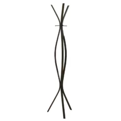 Patère - 72"H, style contemporain métal espresso