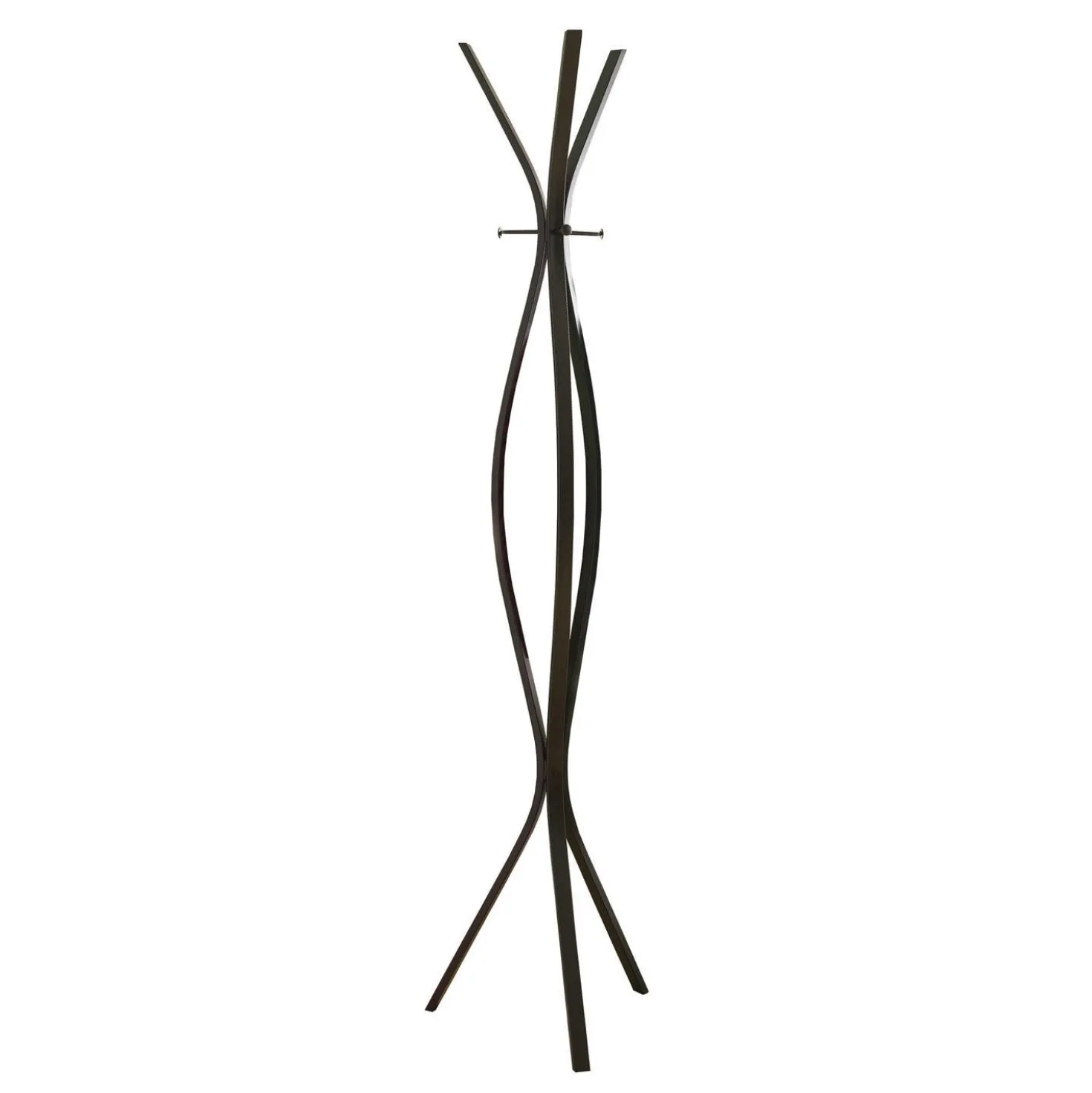Patère - 72"H, style contemporain métal espresso