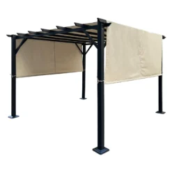 Pergola en acier 10' x 10' - beige