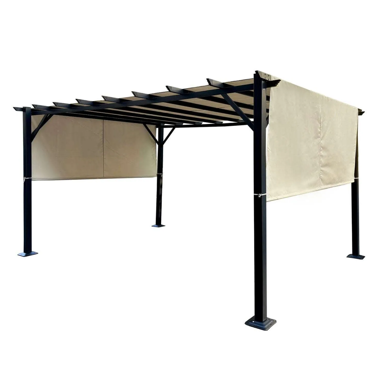 Pergola en acier 10' x 13' - beige