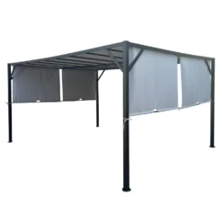 Pergola en acier 10' x 13' - gris