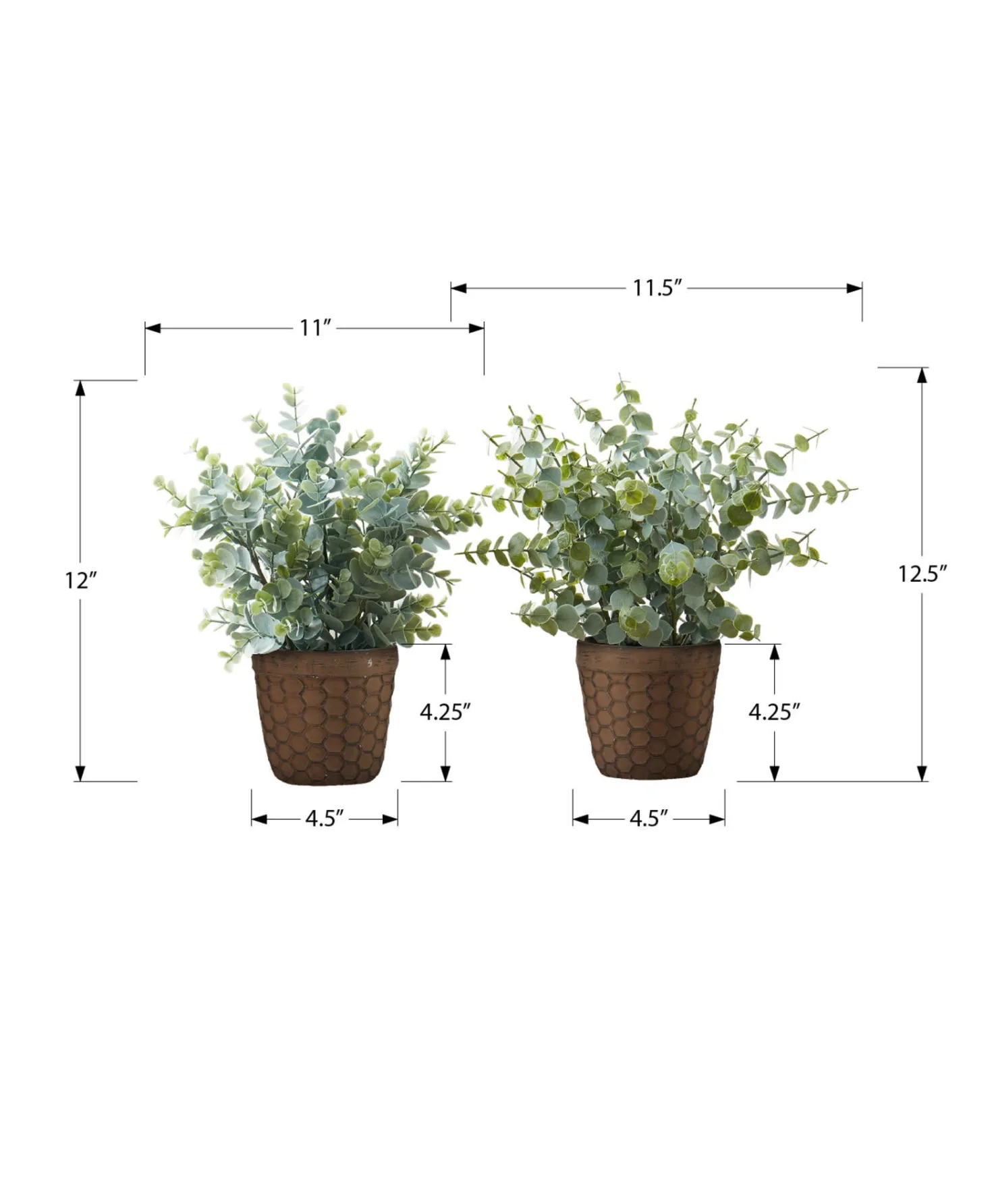 Plante artificielle 13" (boîte de 2)