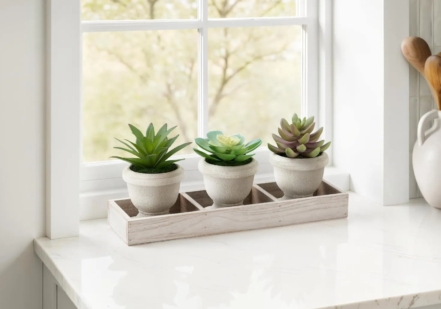 Plante artificielle 6" (boîte de 3)