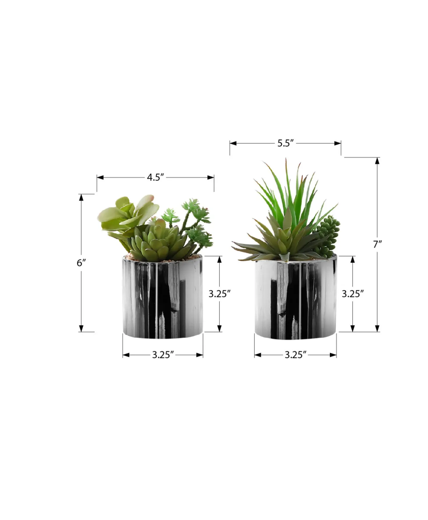 Plante artificielle 7" (boîte de 2)