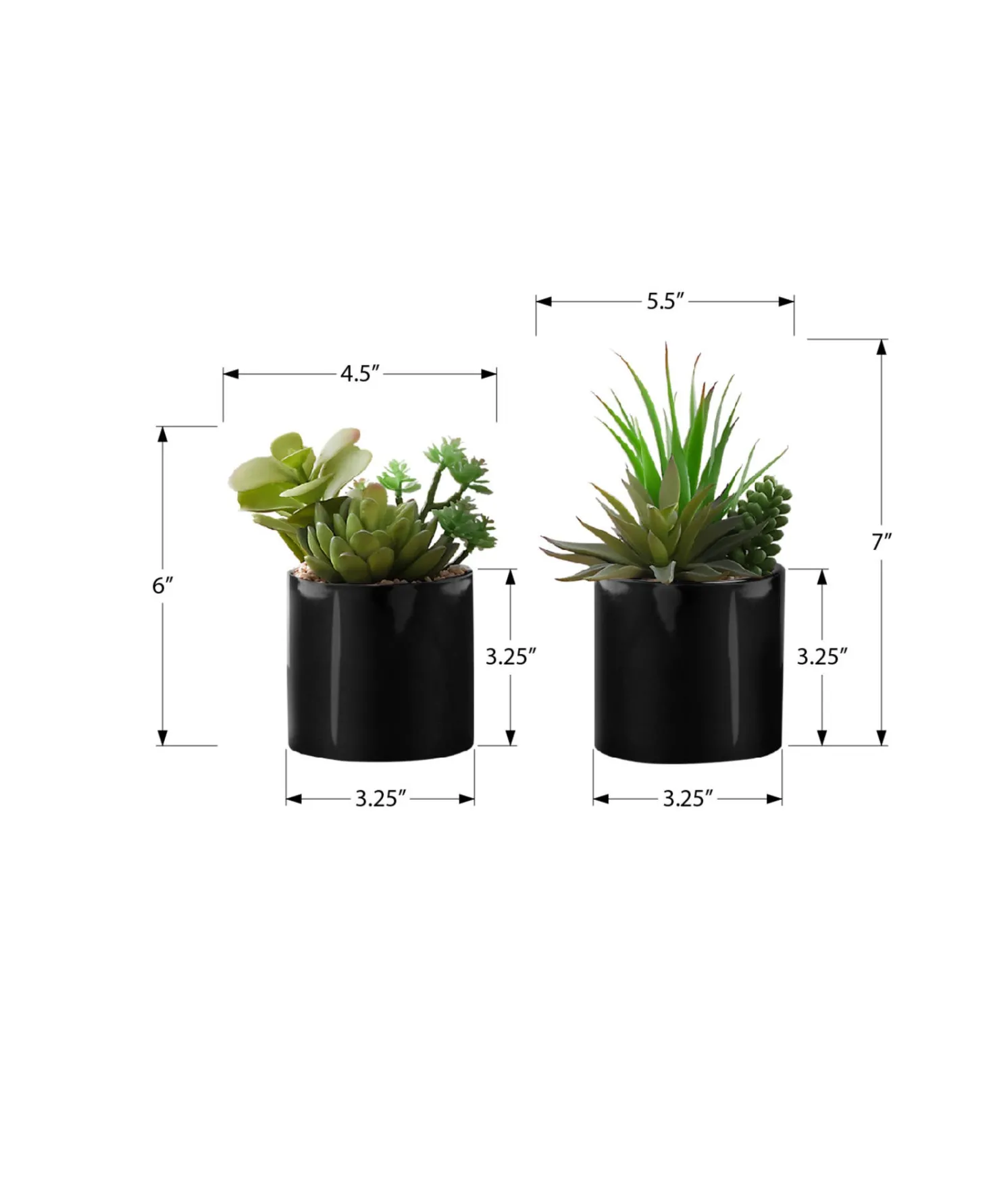 Plante artificielle 7" (boîte de 2)