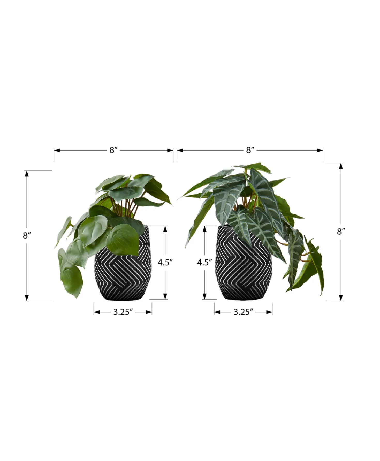 Plante artificielle 8" (boîte de 2)