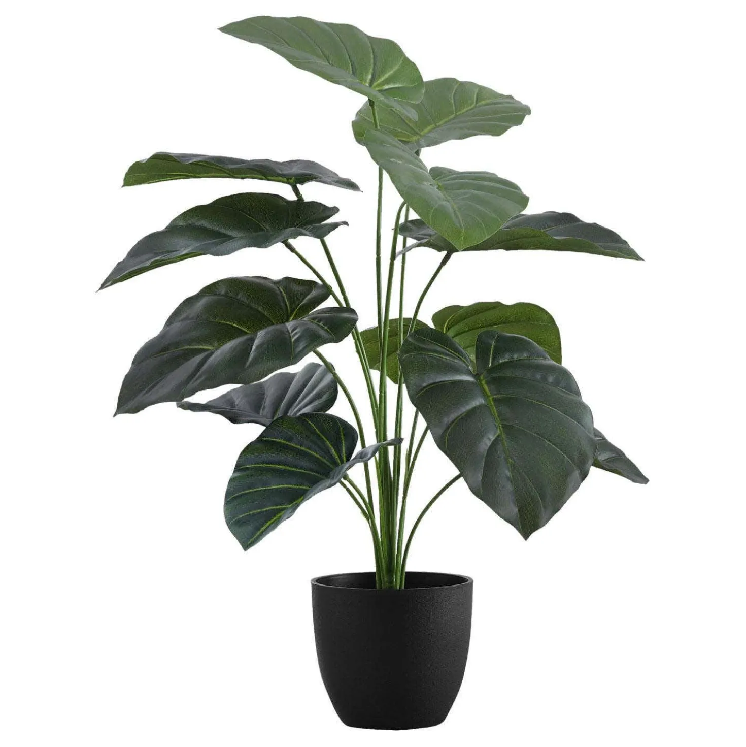 Plante artificielle - 24" h, alocasia intérieur pot 5"