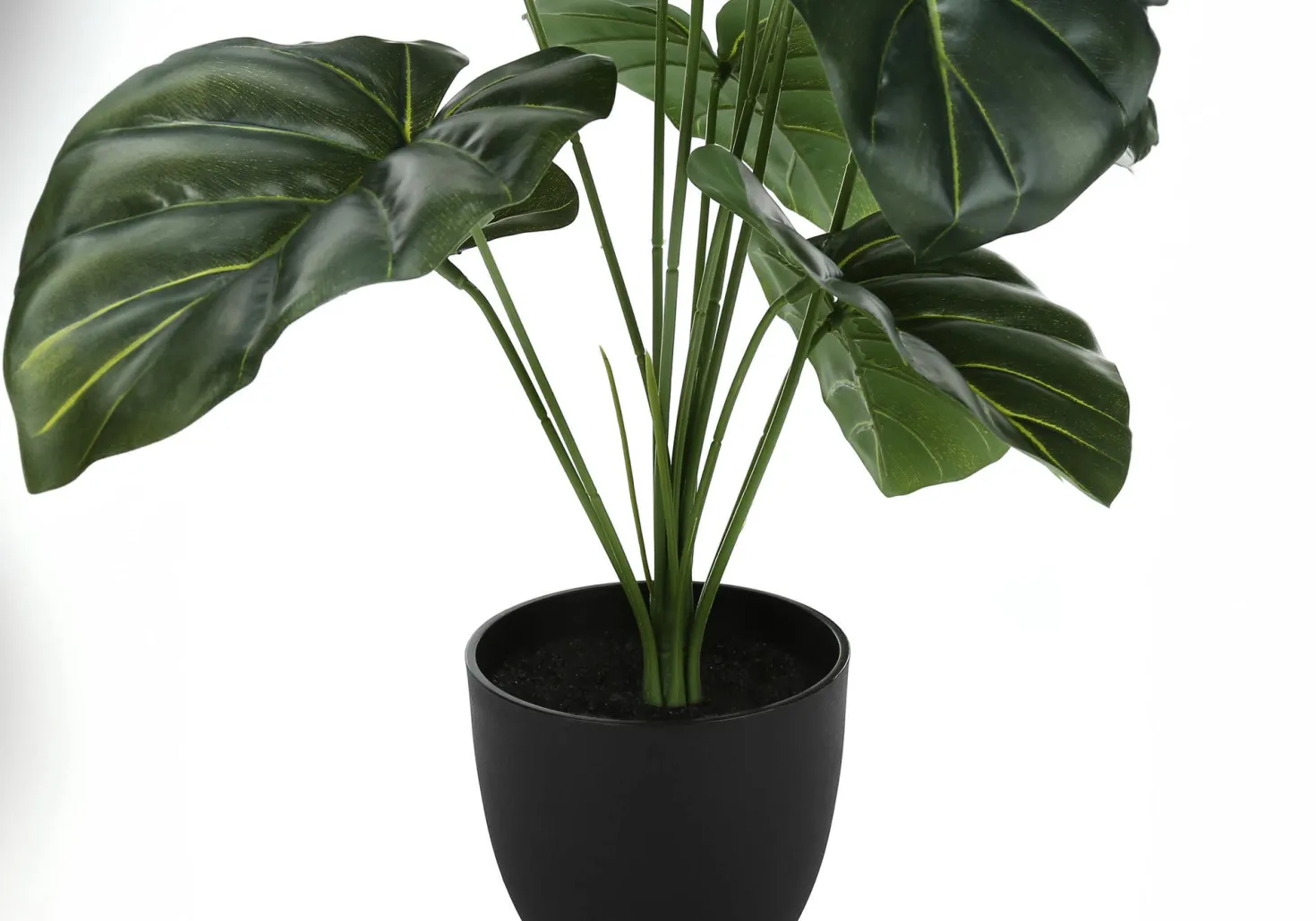 Plante artificielle - 24" h, alocasia intérieur pot 5"