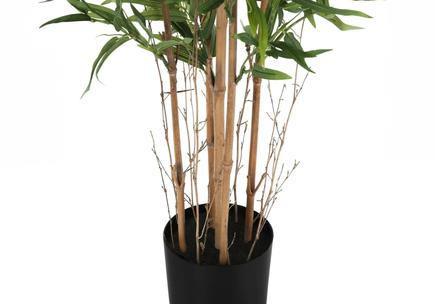 Plante artificielle - 50"H, bambou intérieur pot 5"