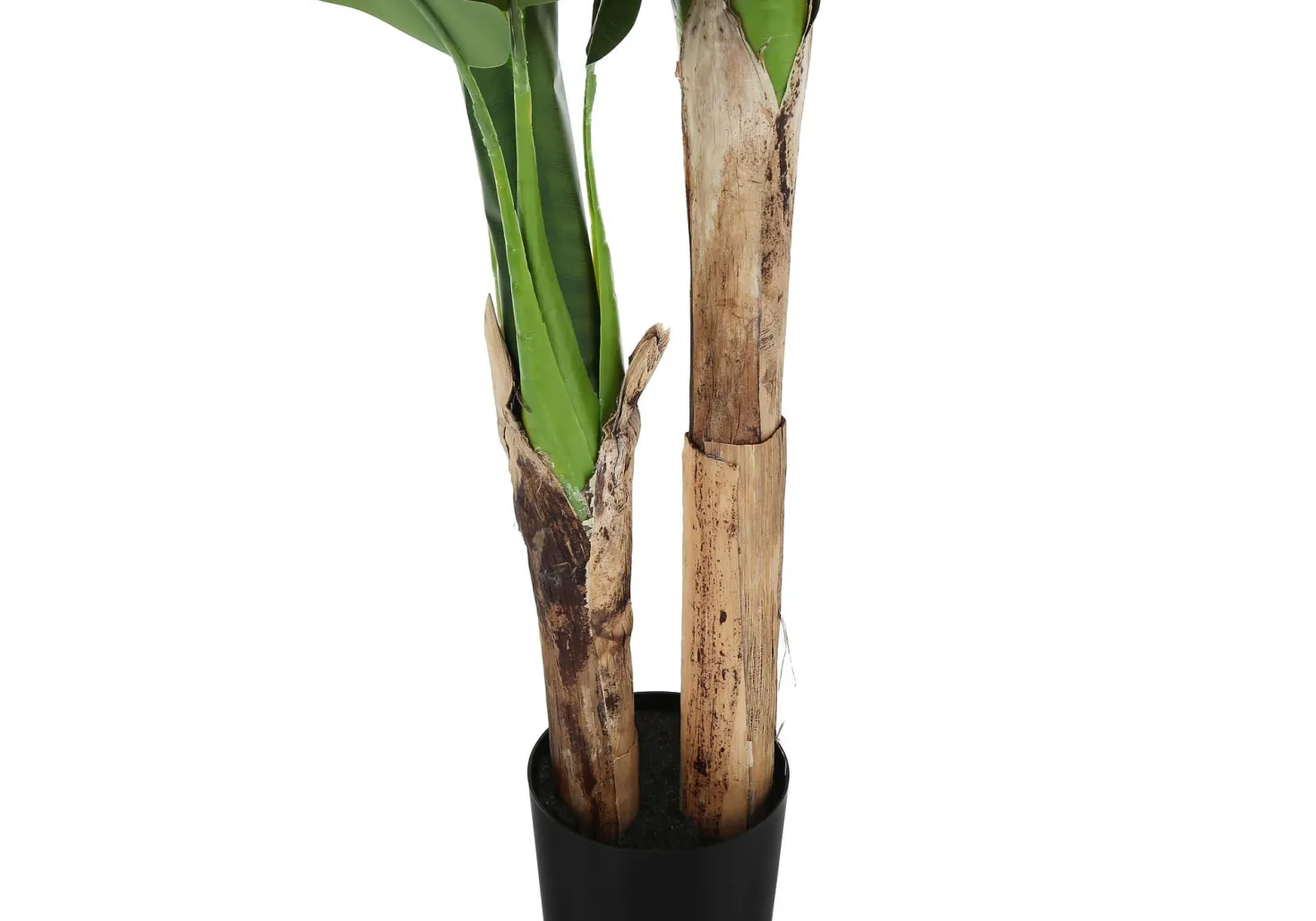 Plante artificielle - 55"H, bananier intérieur pot 6"
