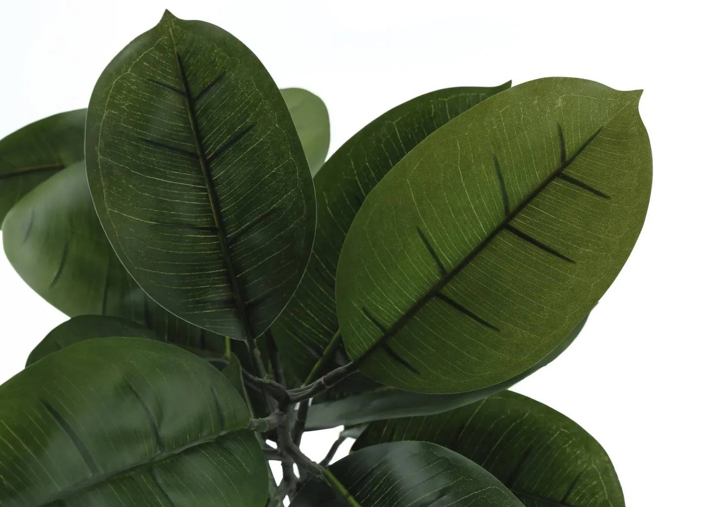 Plante artificielle - 52"H, caoutchouc intérieur pot 5"