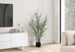 Plante artificielle - 44"H, eucalyptus intérieur pot 5"
