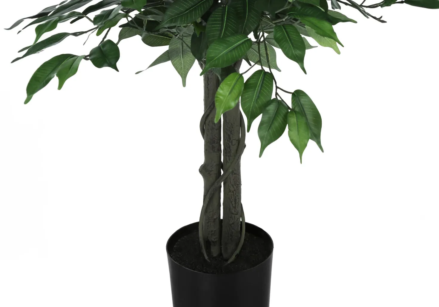 Plante artificielle - 58"H, ficus intérieur pot 6"