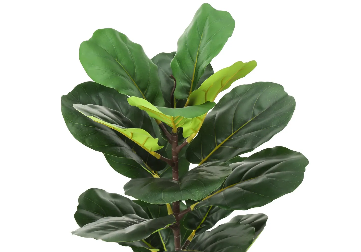 Plante artificielle - 28"H/figuier intérieur/pot tisse 8"