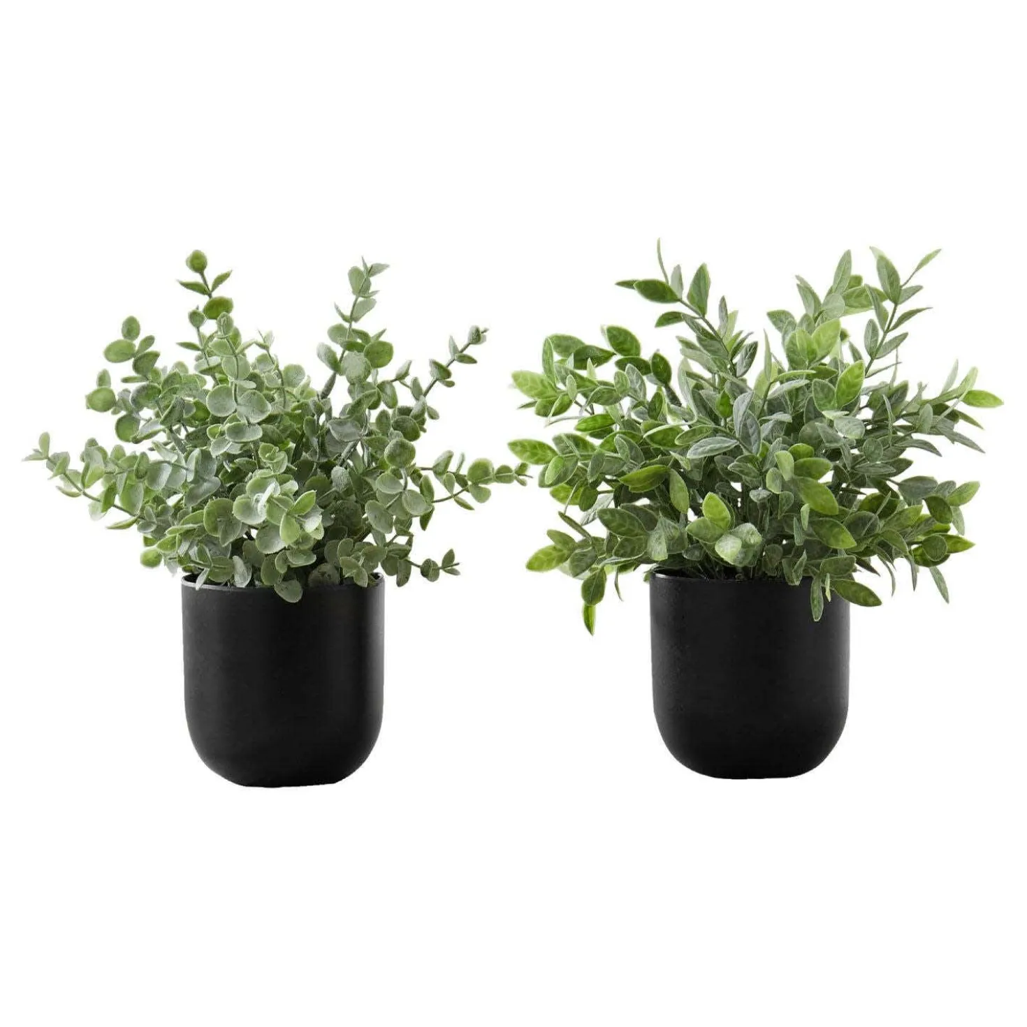 Plante artificielle - 2mcx, 11"H eucalyptus/gazon pot 5"
