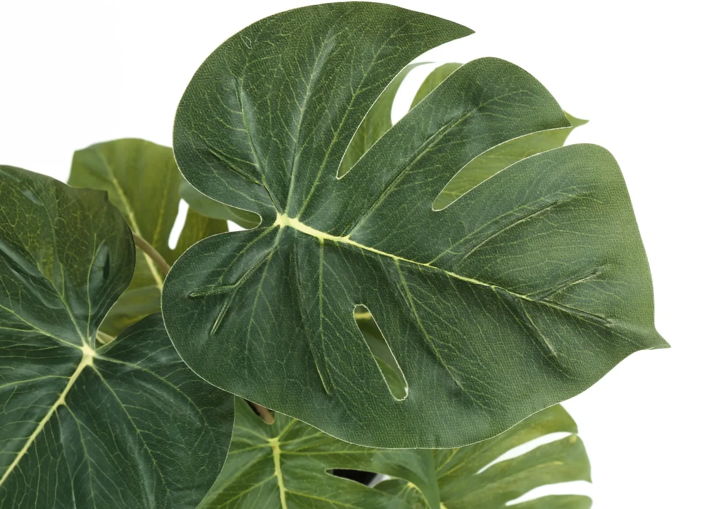 Plante artificielle - 2mcx/ 13"H monstera/calathea pot 4"