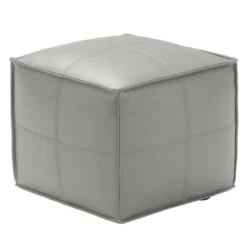 Pouf cubique - gris