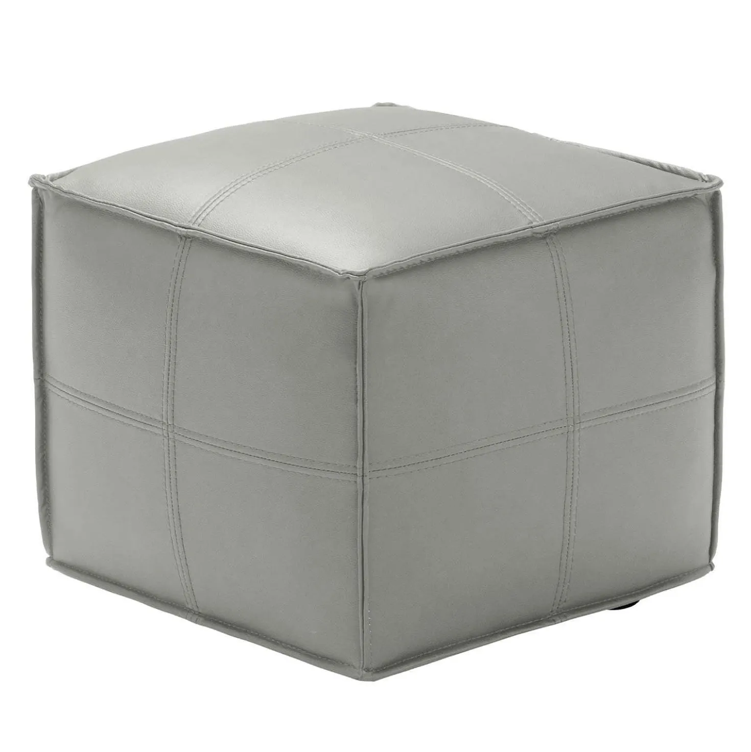 Pouf cubique - gris
