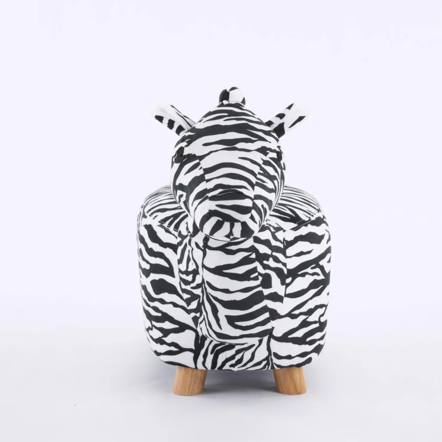 Pouf en forme de zèbre