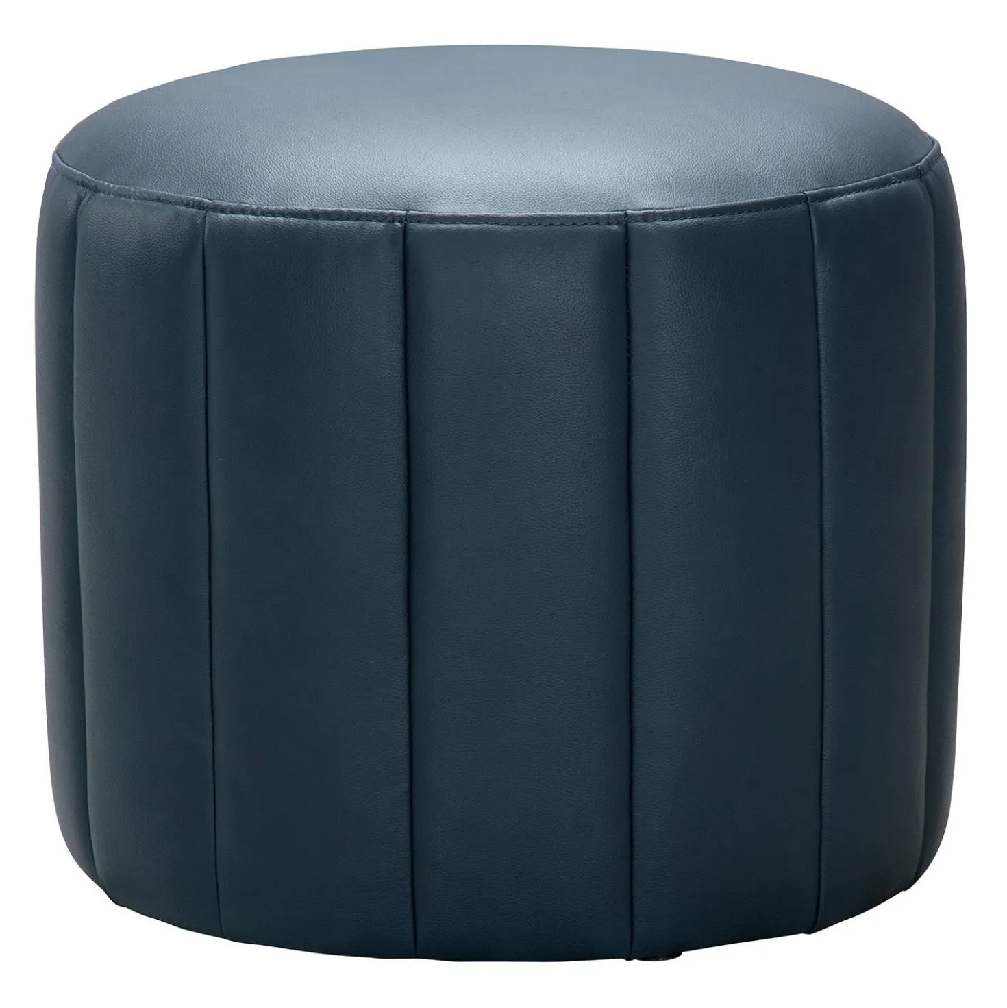 Pouf rond - bleu